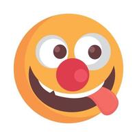 emoticon april fools day vector