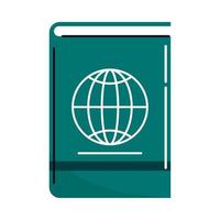 passport trip and travel vector