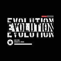 Evolution New york city illustration typography. perfect for t shirt design vector