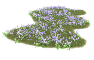 Realistic foliage isolated on transparent background. 3d rendering - illustration png