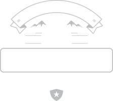 ilustração de distintivo de rótulos de natureza de aventura vintage ao ar livre de acampamento png