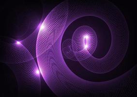Abstract dynamic purple movement twirl light background vector