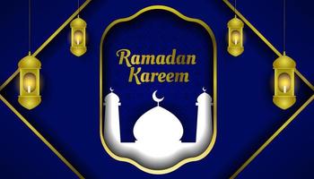 ramadan kareem greeting card background,banner background design vector illustration