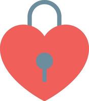 heart lock vector illustration on a background.Premium quality symbols.vector icons for concept and graphic design.