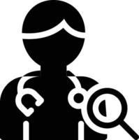 search doctor vector illustration on a background.Premium quality symbols.vector icons for concept and graphic design.