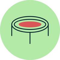 icono de vector de trampolín