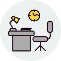 Work place Vector Icon