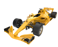 carro de corrida isolado no fundo. renderização 3D - ilustração png