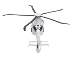 helikopter isolerat på transparent bakgrund. 3d tolkning - illustration png