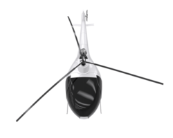 Helicopter isolated on transparent background. 3d rendering - illustration png