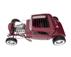 Modern car isolated on transparent background. 3d rendering - illustration png