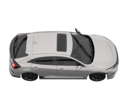 Modern car isolated on transparent background. 3d rendering - illustration png