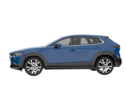 carro moderno isolado em fundo transparente. renderização 3D - ilustração png