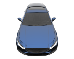 Modern car isolated on transparent background. 3d rendering - illustration png