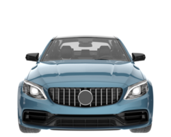 Modern car isolated on transparent background. 3d rendering - illustration png