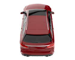Modern car isolated on transparent background. 3d rendering - illustration png
