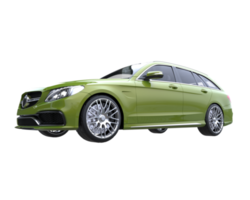 Modern car isolated on transparent background. 3d rendering - illustration png