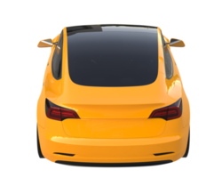 Modern car isolated on transparent background. 3d rendering - illustration png