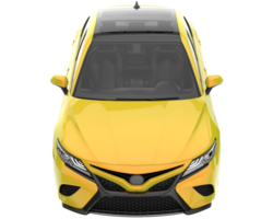 Modern car isolated on transparent background. 3d rendering - illustration png