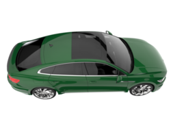 Modern car isolated on transparent background. 3d rendering - illustration png