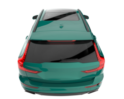 voiture moderne isolée sur fond transparent. rendu 3d - illustration png