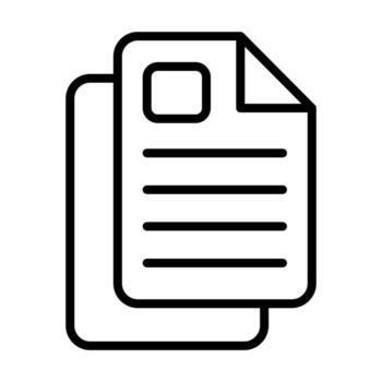 icono de vector de documento