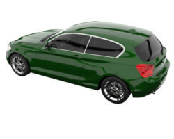 Modern car isolated on transparent background. 3d rendering - illustration png