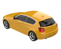Modern car isolated on transparent background. 3d rendering - illustration png