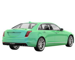 Modern car isolated on transparent background. 3d rendering - illustration png