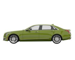 Modern car isolated on transparent background. 3d rendering - illustration png