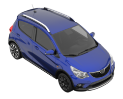 modern auto geïsoleerd Aan transparant achtergrond. 3d renderen - illustratie png