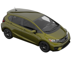 Modern car isolated on transparent background. 3d rendering - illustration png