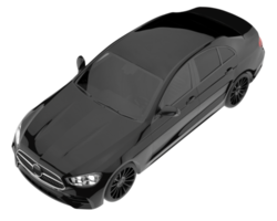 Modern car isolated on transparent background. 3d rendering - illustration png