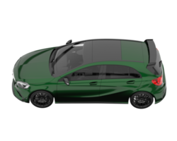 Modern car isolated on transparent background. 3d rendering - illustration png