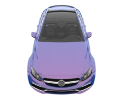 carro moderno isolado em fundo transparente. renderização 3D - ilustração png