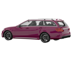 voiture moderne isolée sur fond transparent. rendu 3d - illustration png