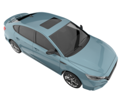 Modern car isolated on transparent background. 3d rendering - illustration png