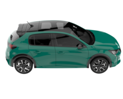 Modern car isolated on transparent background. 3d rendering - illustration png