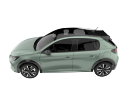 Modern car isolated on transparent background. 3d rendering - illustration png