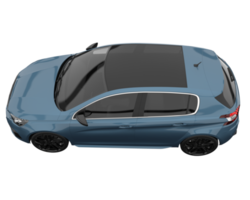 Modern car isolated on transparent background. 3d rendering - illustration png