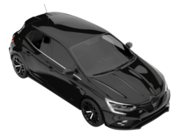 carro moderno isolado em fundo transparente. renderização 3D - ilustração png