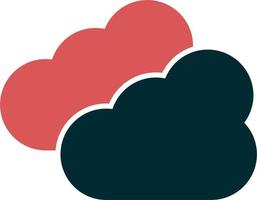 icono de vector de nube