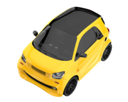 Modern car isolated on transparent background. 3d rendering - illustration png