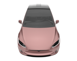 Modern car isolated on transparent background. 3d rendering - illustration png