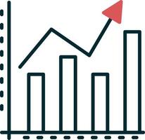 Bar chart Vector Icon