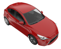 Modern car isolated on transparent background. 3d rendering - illustration png