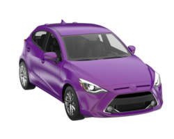 carro moderno isolado em fundo transparente. renderização 3D - ilustração png