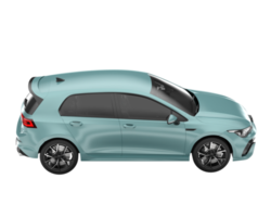 Modern car isolated on transparent background. 3d rendering - illustration png