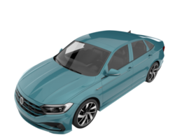 Modern car isolated on transparent background. 3d rendering - illustration png