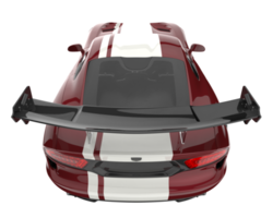 Muscle car isolated on transparent background. 3d rendering - illustration png